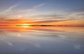 Sunrise Over the Bonneville Salt Flats Fine Art Print