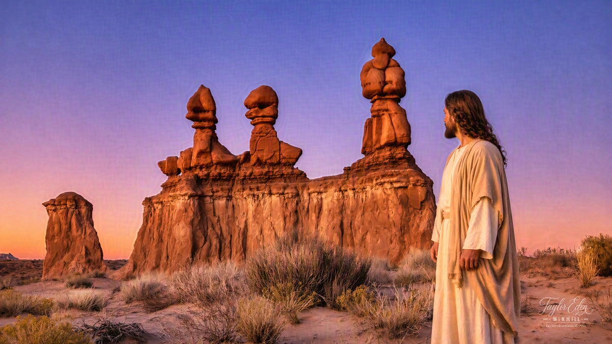 Savior at Three Sisters Fine Art Print