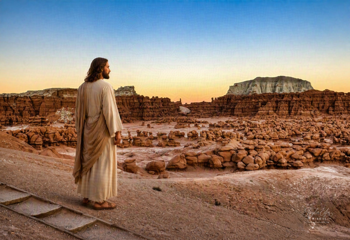 Savior in Goblin Valley Fine Art Print